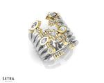 Thai Splash Captivate 18kt Fine Rose Gold Diamond Ring