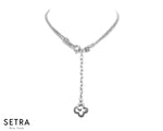 Tri Color Fine 14kt Obsydian Rose Fury Diamond Necklaces