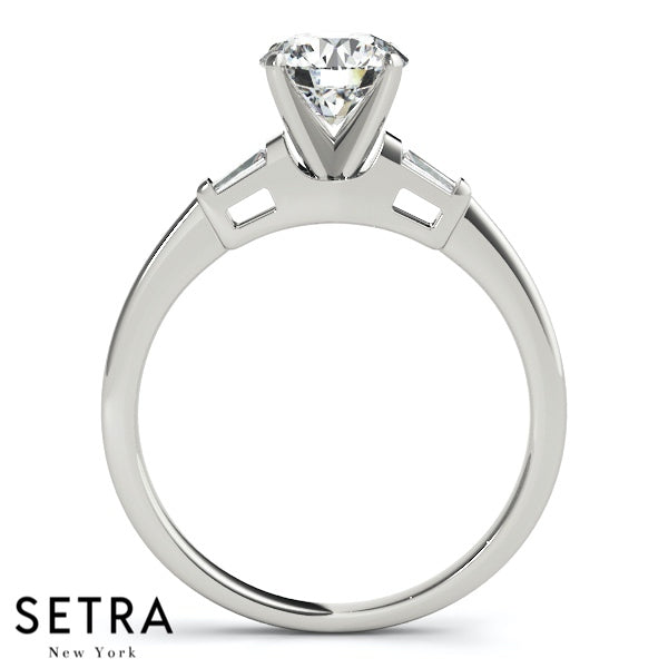 Lab Grown Diamond Set Of Engagement Ring 14K Gold
