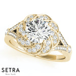 Engagement Rings 14kt Gold Diamond