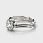 Oval Cut Diamond solitaire Engagement Ring