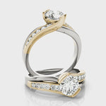 Diamonds Engagement ring 14kt Gold