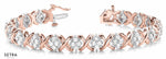 X & O Diamond Bridal Bracelet 14kt Gold