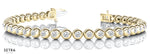 Diamonds Tennis Bracelet In 14k Rose Gold