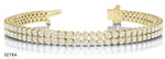 Lab Grown Diamond Unisex Tennis Bracelets 14kt Gold