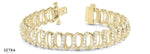 Micro-Pave Diamond Bracelet 14kt Gold