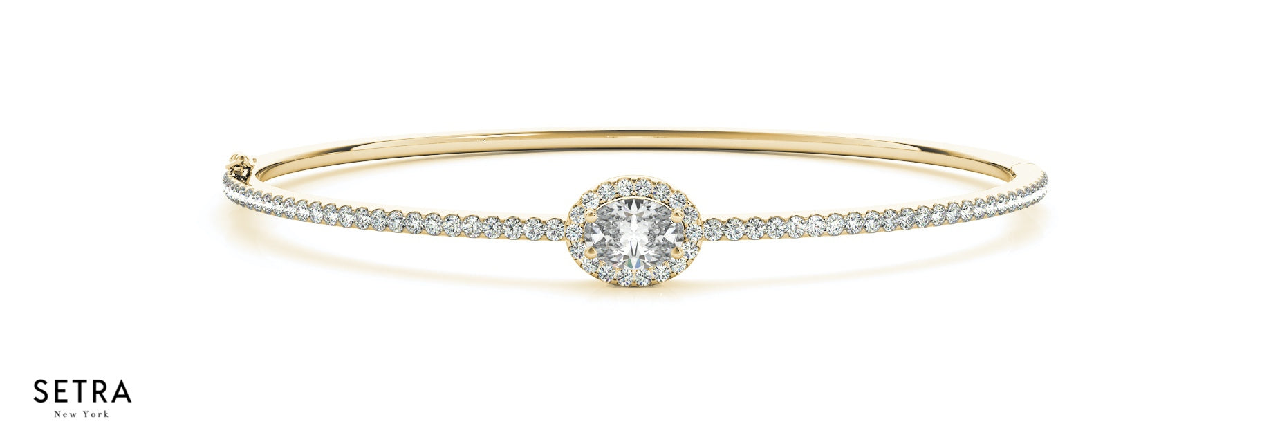Diamond Silver Bangle-Buy Gold Plated Silver Bangles Online — KO Jewellery
