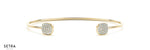 Open Bangle Bracelet In 14k Gold