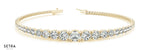 Diamond Bangle Bracelets 14kt Gold