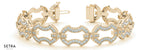 Lab Grown Diamond Unisex Bracelets  14kt Gold