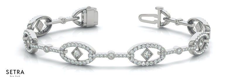 Diamond Bridal Bracelet 14kt Gold