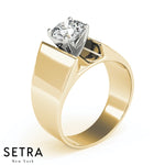 SOLITAIRE ENGAGEMENT RING 18K GOLD