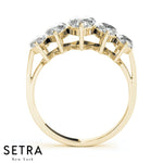 Lab Grown Diamond Fancy Shape Marquise Engagement 14kt Gold Ring
