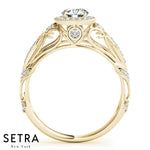 Vintage Diamond Engagement Ring 14kt Gold