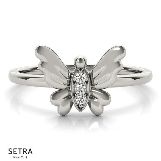 Butterfly Wings 14kt Gold Ring