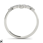 Lab Grown Diamonds Classic Marquise & Round Cut Wedding Ring 14kt Gold